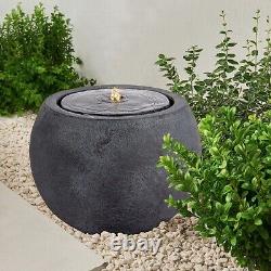 The Outdoor Living Company Premier Round Water LED Feature Fountain