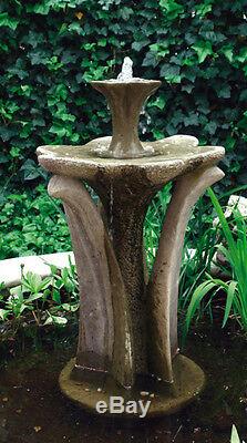 Tiered Flower Fountain Water Feature Fountain Garden Water Feature