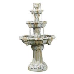 Tiered water fountain, cascading water fountain, Garden water feature, Liones