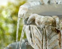 Tiered water fountain, cascading water fountain, Garden water feature, Liones