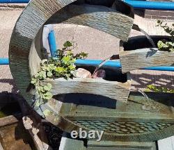 Tranquil Spills Water Feature Circular Garden Fountain Modern Contemporary