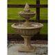 Two Tier Pineapple Fountain Garden Fountain Garden Water Feature