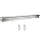 Uimoso 150 Cm Pond Waterfall Blade Stainless Steel Water Cascade Water Feature