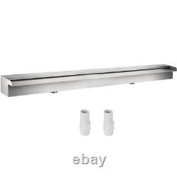 Uimoso 150 cm Pond Waterfall Blade Stainless Steel Water Cascade Water Feature