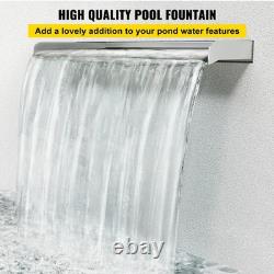 Uimoso 150 cm Pond Waterfall Blade Stainless Steel Water Cascade Water Feature