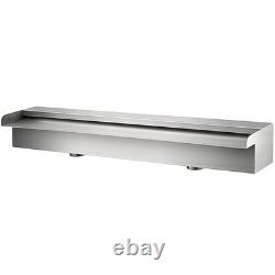 Uimoso 150 cm Pond Waterfall Blade Stainless Steel Water Cascade Water Feature