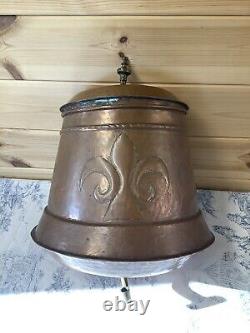 Vintage French Copper Lavabo Water Tank Bowl Basin Sink Garden Fountain