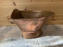 Vintage French Copper Lavabo Water Tank Bowl Basin Sink Garden Fountain