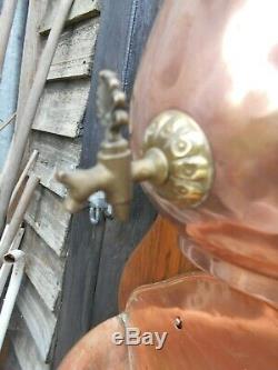 Vintage French copper water/wine fountain lavabo