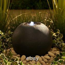 VonHaus Garden Sphere Water Feature Round Indoor/Outdoor Fountain