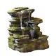 Water Feature Fountain Como Springs Inc Leds Self-contained With Pump