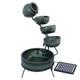 Water Feature Garden Fountain Solar Powered Outdoor Garden