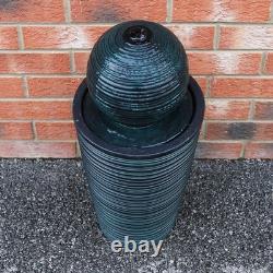 Water Feature Garden Fountain Solar Powered Outdoor Garden