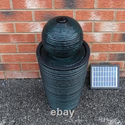 Water Feature Garden Fountain Solar Powered Outdoor Garden Ornament Décor Patio
