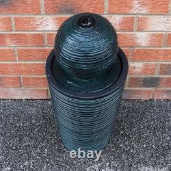 Water Feature Garden Fountain Solar Powered Outdoor Garden Ornament Décor Patio