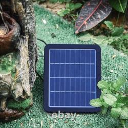 Water Feature Solar Fountain Garden LED Solar Powered Outdoor Cascade Waterfall