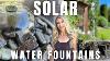 Water Fountains Trying Poposoap Solar Fountain Pumps