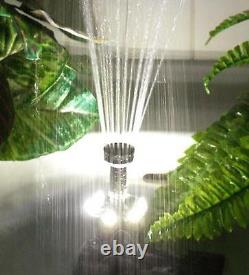 Water Pump For Water Feature Fountain Pond Pool Solar Powered Battery Garden