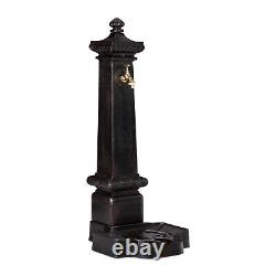 XXL Antique-Style Standing Garden Fountain, Decorative Water Feature