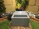 Zinc Cube Water Feature With Lights, Outdoor Fountain, Garden Water Feature Solar
