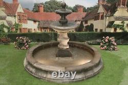 2 Tier Fontaine Regis, Moyen Cambridge Surround Stone Water Garden Caractéristiques