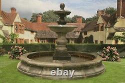 2 Tier Fontaine Regis, Moyen Cambridge Surround Stone Water Garden Caractéristiques