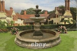 2 Tier Fontaine Regis, Moyen Cambridge Surround Stone Water Garden Caractéristiques