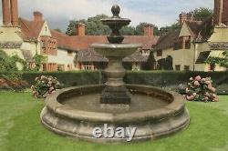 2 Tier Fontaine Regis, Moyen Cambridge Surround Stone Water Garden Caractéristiques