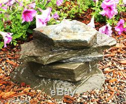 Aquarock Fontaine Kit-bluestone Drapeau Pierre Paysage / Eau / Jardin / Rock Bouillonnant