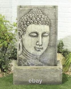 Caractéristique Eau De Jardin Nirvana Bouddha Falls Décoration 1m Avec Lumières Ambiantes