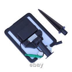 Caractéristiques aquatiques de jardin : Fontaine cascade avec lumières et chute d'eau courbée extérieure Caractéristiques aquatiques de jardin : Fontaine cascade avec lumières et chute d'eau courbée extérieure