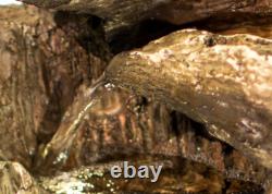 Caractéristiques d'eau en cascade de jardin avec lumières, fontaine à 3 niveaux Cherokee Falls, ambiance 56 cm