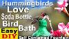 Comment Faire Cummingbird Endless Water Fontaine Loved Bird Bath Easy Solar Powered Totally Portable