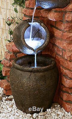 Cruche Pot Caractéristique De L'eau Fontaine Cascade Cascade Classique Poterie Effet Jardin