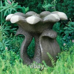 Daisy Flower Stone Fountain Garden Caractéristique De L’eau