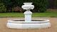 Fontaine D'eau De Jardin De Lions Urn, Dans La Piscine Moyenne Chester Caractéristique Pierre Surround