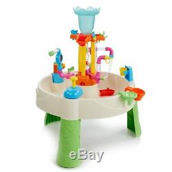 Fontaine Usine Table D'eau Pour Enfants Tout-petit Extérieur Jardin Fun Jouer Taps Pipe