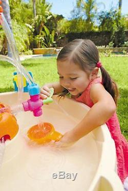 Fontaine Usine Table D'eau Pour Enfants Tout-petit Extérieur Jardin Fun Jouer Taps Pipe