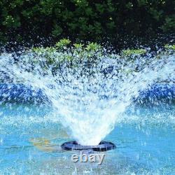 Fontaine aérateur flottant haute capacité 20000L/H pour grands étangs et jardins aquatiques