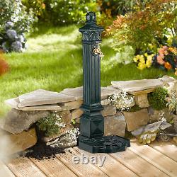 Fontaine d'eau autonome Puits de jardin nostalgique Décor d'extérieur vintage 5,4 kg