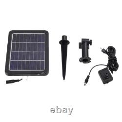 Fontaine d'eau en cascade extérieure avec lumières LED alimentées par énergie solaire Royaume-Uni