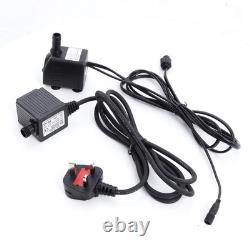 Fontaine d'eau extérieure avec boule de jardin, élément d'eau avec 6 lumières LED, état électrique Fontaine d'eau extérieure avec boule de jardin, élément d'eau avec 6 lumières LED, état électrique