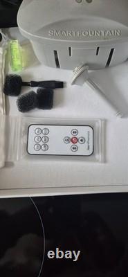 Fontaine d'eau sans fil Hydria avec mosaïque et deux têtes de fontaine