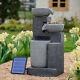 Fontaine De Jardin Avec Éclairage Led, Statues Intérieures Et Extérieures, Solaire, Royaume-uni