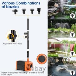 Fontaine de bassin solaire Biling 25W 1200L/H pompe à eau solaire avec filtre