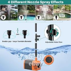 Fontaine de bassin solaire Biling 35W 1500L/H, pompe à eau alimentée par énergie solaire