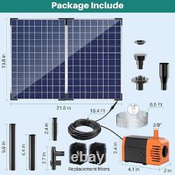 Fontaine de bassin solaire Biling 35W 1500L/H, pompe à eau alimentée par énergie solaire