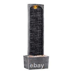 Fontaine de jardin Teamson Home avec lumières LED et pompe, grande fontaine de jardin