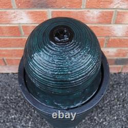 Fontaine de jardin à eau alimentée par énergie solaire pour jardin extérieur