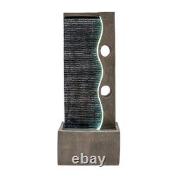 Fontaine de jardin électrique à cascade en extérieur